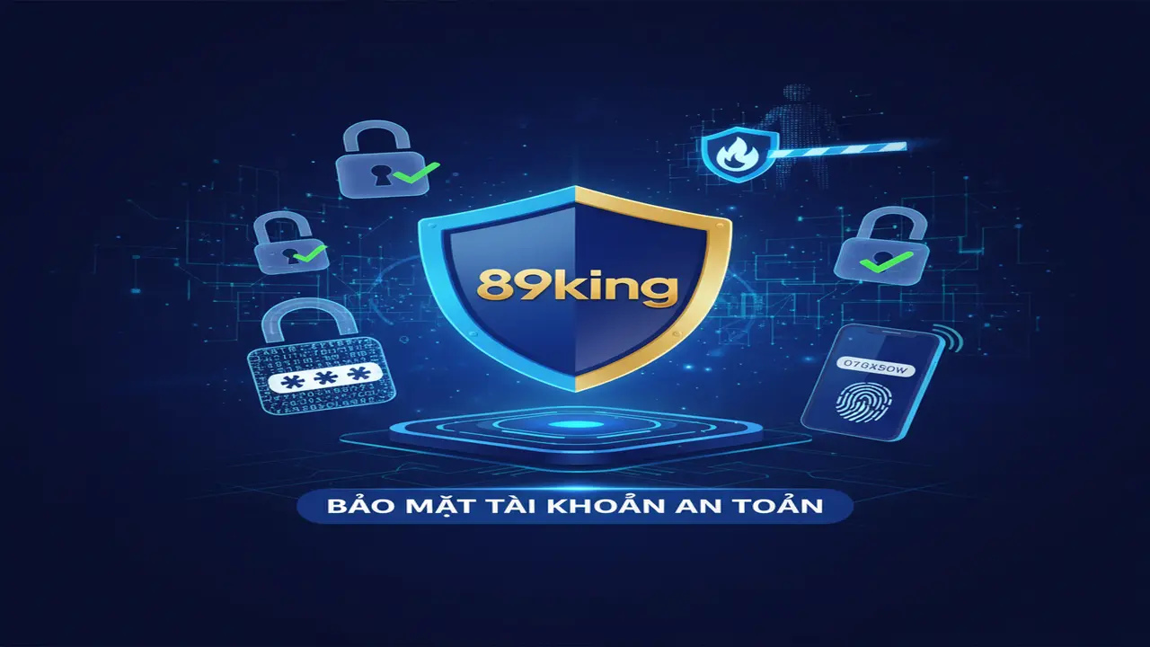Bảo mật tài khoản cá cược 89king