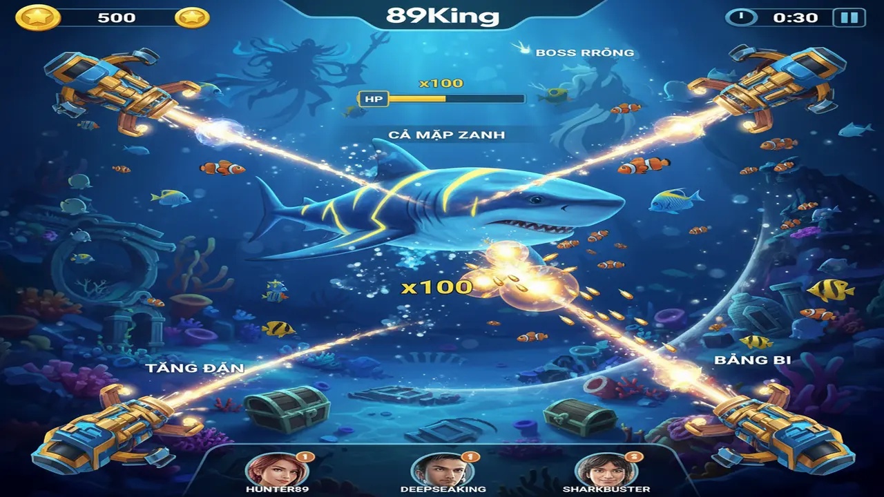 Bí kíp săn cá mập đại dương 89king