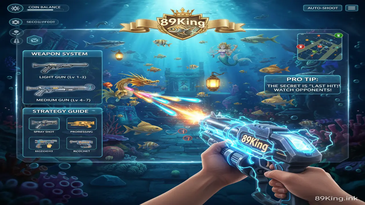 Cách dùng súng bắn cá tối ưu 89king